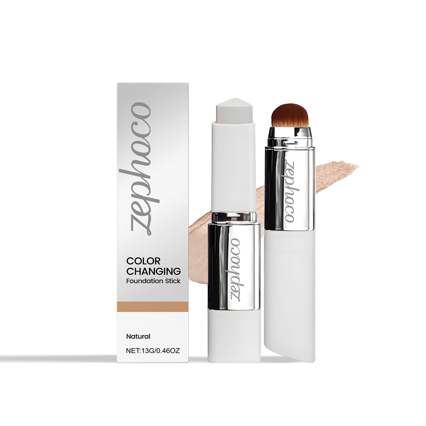 Color Adapting Foundation Stick with Brush
