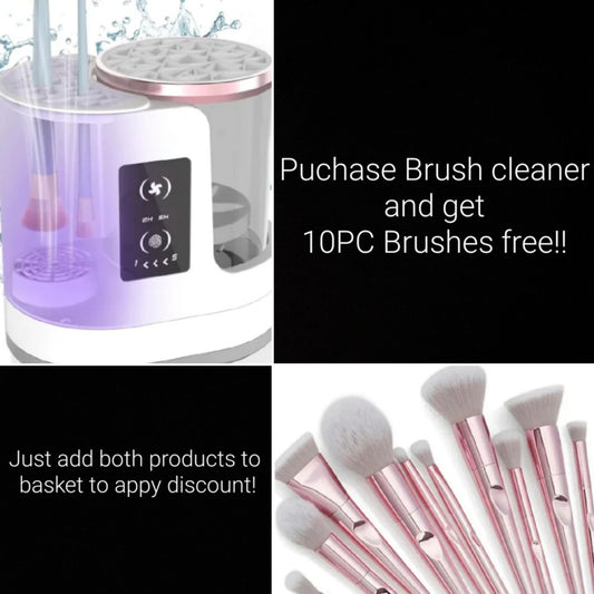 Automatic Makeup Brush Cleaner