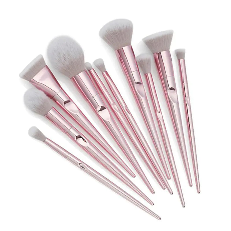 10 Piece Makeup Brush Set with Eyeshadow Brush