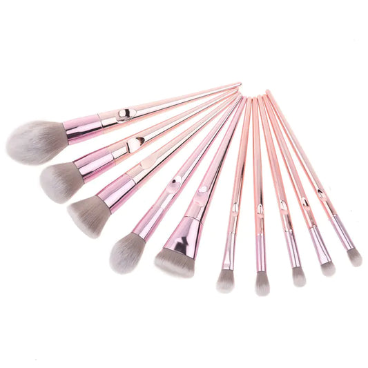 10 Piece Makeup Brush Set with Eyeshadow Brush