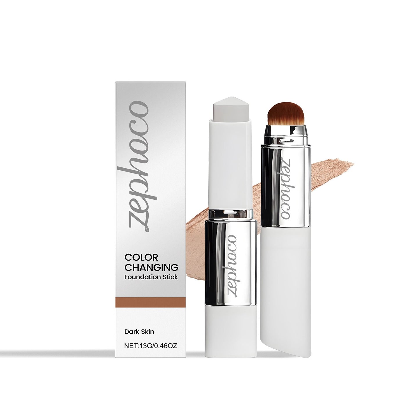 Color Adapting Foundation Stick with Brush