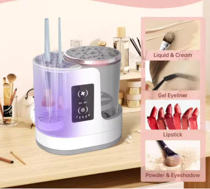 Automatic Makeup Brush Cleaner