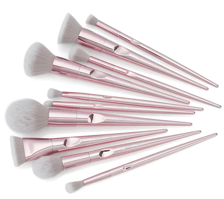 10 Piece Makeup Brush Set with Eyeshadow Brush